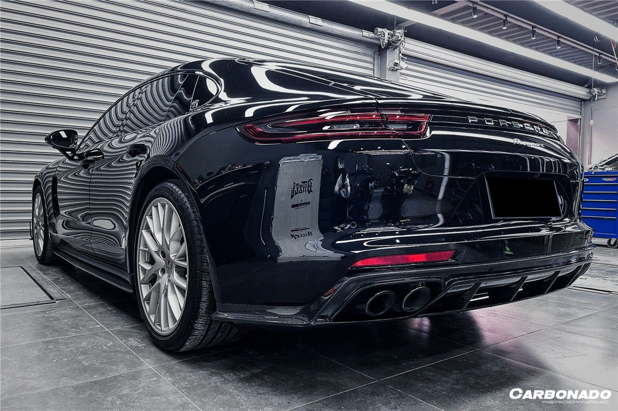 2017-2023 Porsche Panamera 971 4S    4    GTS OD Style Carbon Fiber Rear Lip