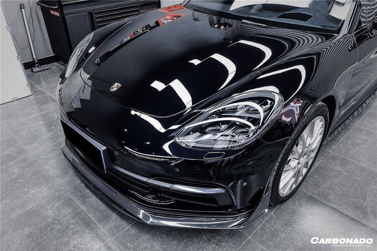 2017-2023 Porsche Panamera 971 4S    4    GTS OD Style DRY Carbon Fiber Front Lip