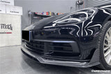 2017-2023 Porsche Panamera 971 4S    4    GTS OD Style DRY Carbon Fiber Front Lip
