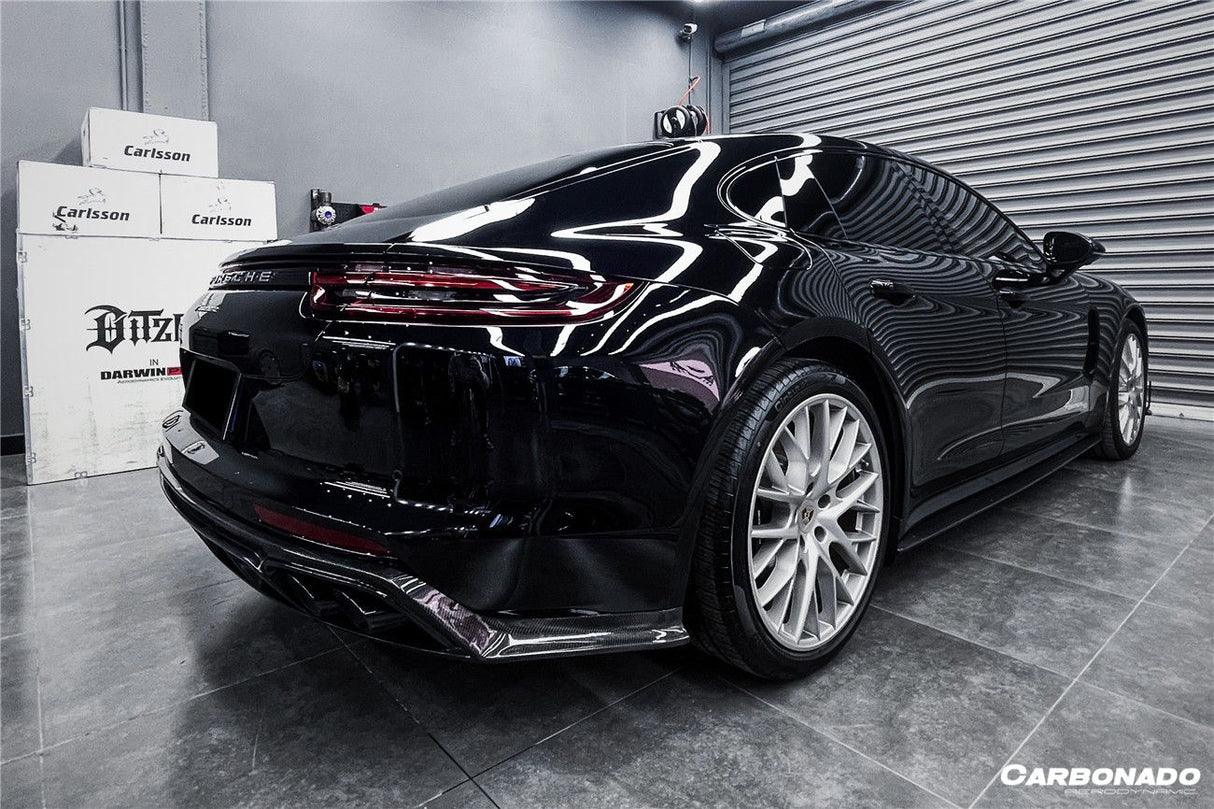 2017-2023 Porsche Panamera 971 4S    4    GTS OD Style Carbon Fiber Rear Lip