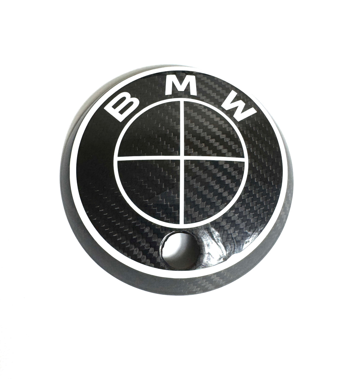 BMW Roundel Emblem Covers - Full Carbon Fiber