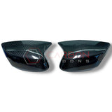 C8 Corvette Carbon Fiber M-Style Side View Mirror Cap Covers