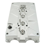 Billet B Series Vented Valve Cover Baffle B16 B18 AN10 For Honda Acura DOHC Vtec