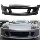 2000-2009 Honda S2000 R1 Style Unpainted Black Front Bumper Cover PU