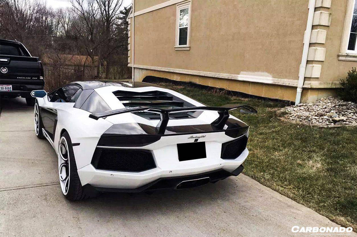 2011-2022 Lamborghini Aventador LP700 LP750 LP740 LP720 LP780 Coupe  Roadster DC Style Carbon Fiber Trunck Spolier