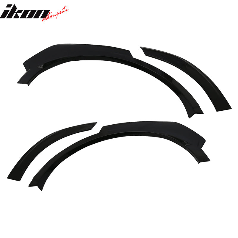2017-2018 Toyota CHR C-HR Aerokit Unpainted Black Fender Flares PP