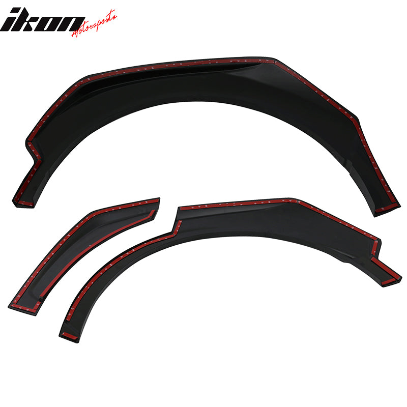 2017-2018 Toyota CHR C-HR Aerokit Unpainted Black Fender Flares PP