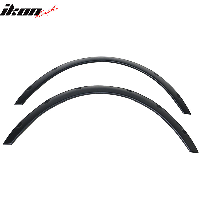 Ikon V2 Universal 50mm Front & 70mm Wide Rear PU Fender Flares of 4
