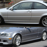 2000-2006 E46 3 Series 2Dr MT M  Sport Unpainted Gray Side Skirts PP