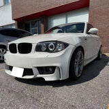 2008-2013 BMW 1-Series E82 E88 1M Matte Black Front Bumper Cover PP