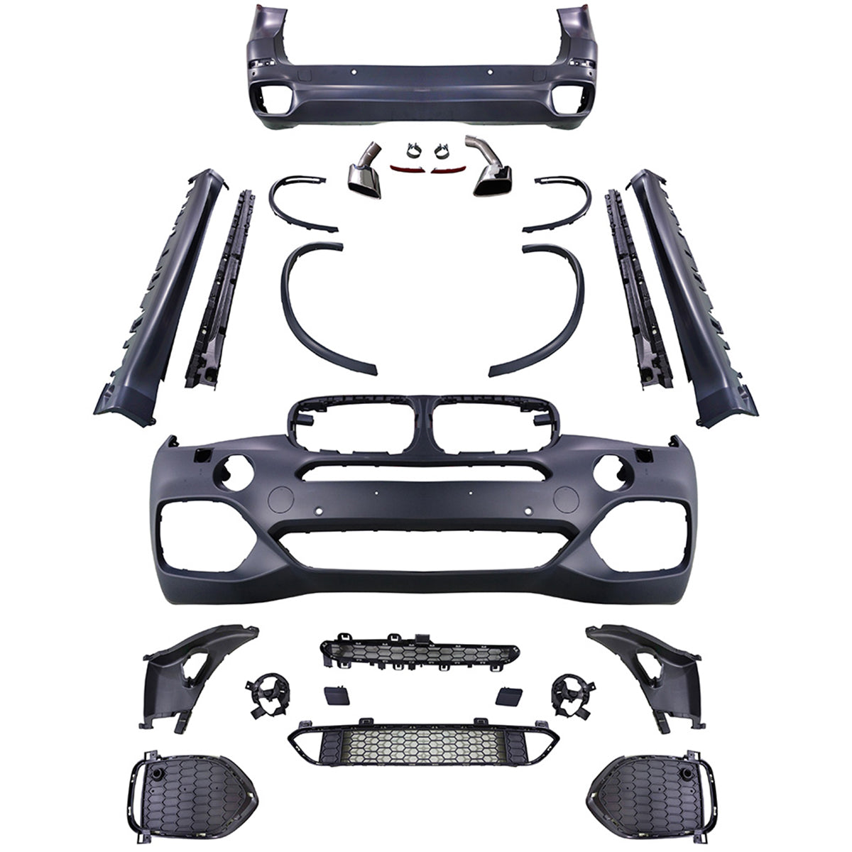 Complete Kit Full Conversion for BMW F15 X5 2014-2018 M Sport Style PP