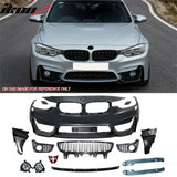 2012-2018 BMW 3-Series F30 Sedan & F31 Wagon Front Bumper Cover Conversion Replacement W/O PDC M3 Style Unpainted PP