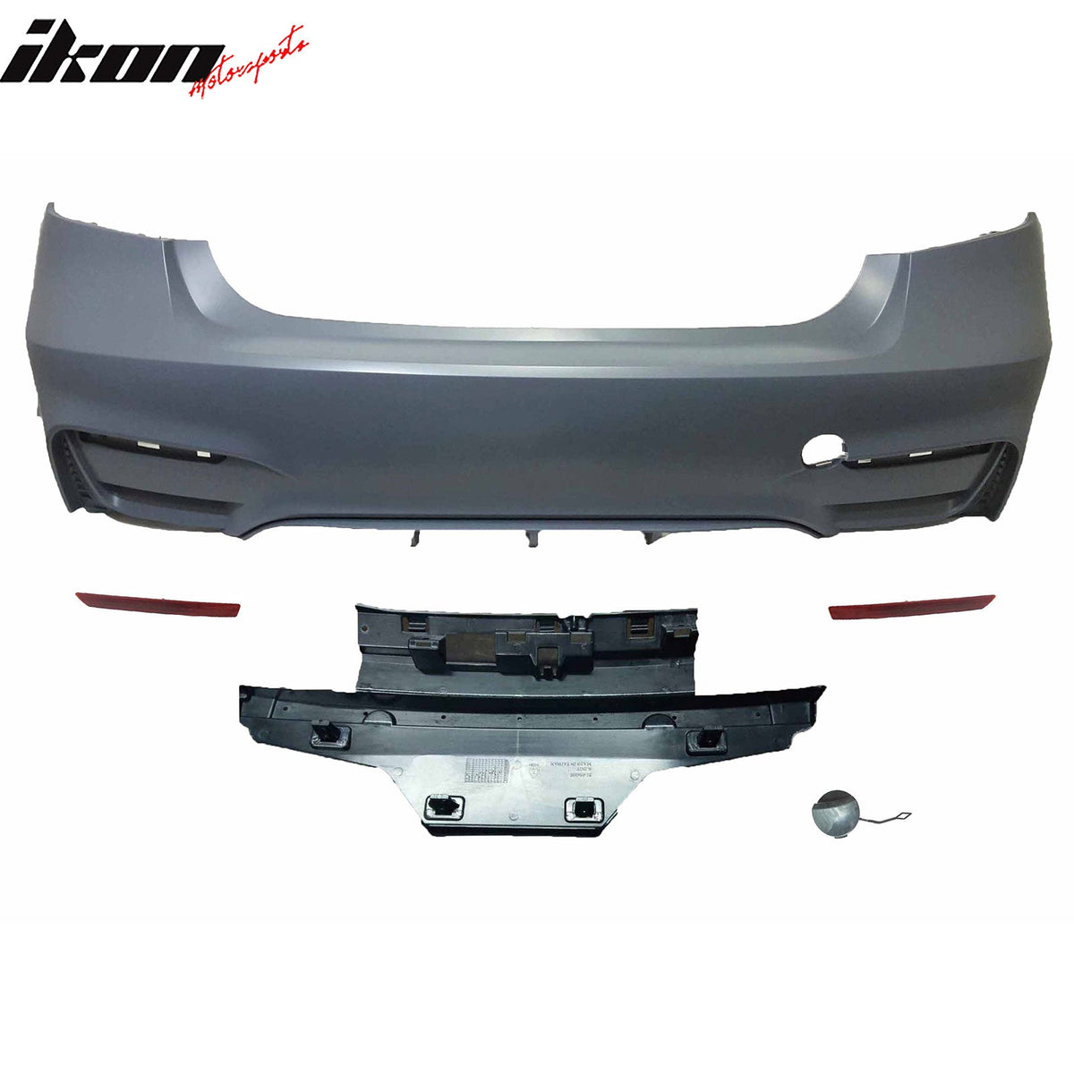 2012-2018 BMW F30 3 Series Sedan M3 CS Style Rear Bumper Cover No PDC Quad Exhaust