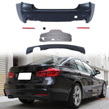 2012-2018 BMW F30 3 Series Sedan M-Tech Style Rear Bumper Cover