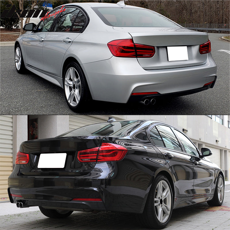 2012-2018 BMW F30 3 Series Sedan M-Tech Style Rear Bumper Cover