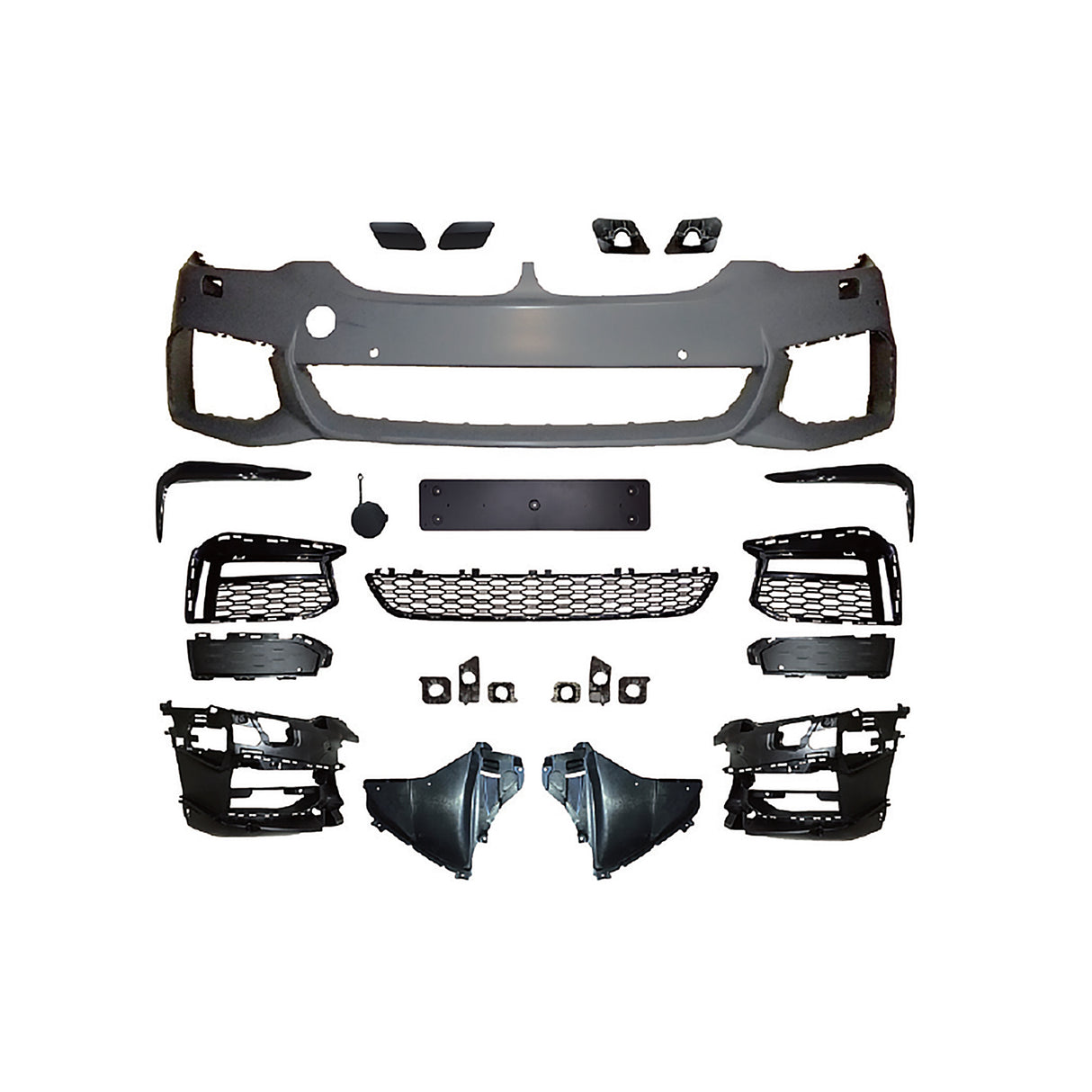2017-2020 BMW G30 5 Series Sedan 4DR M-Tech Style Front Bumper Cover