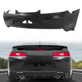 2014-2015 Chevy Camaro 6th ZL1 Style Unpainted Rear Bumper Cover PP