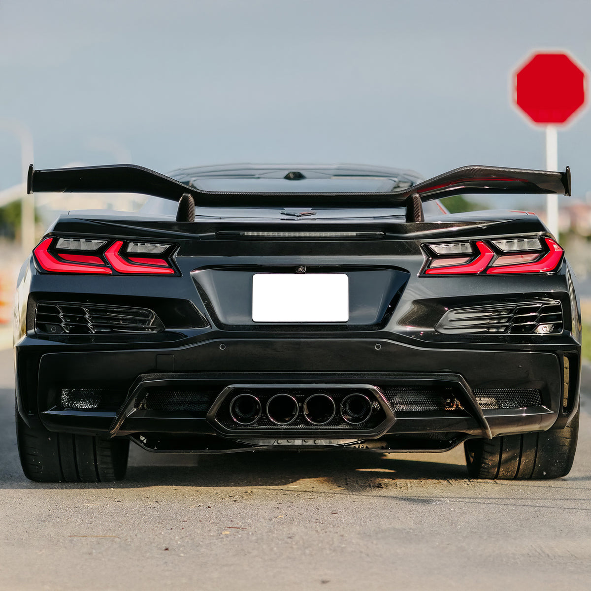 2020-2026 Chevy Corvette Stingray Z51 C8 Z06 Rear Bumper Cover PP