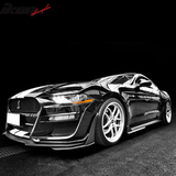 2018-2023 Ford Mustang GT500 Style Black Primer Front Bumper Lip PP