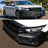 2016-2021 Honda Civic Sedan Type R Style CTR Bumper + Lip +Grille