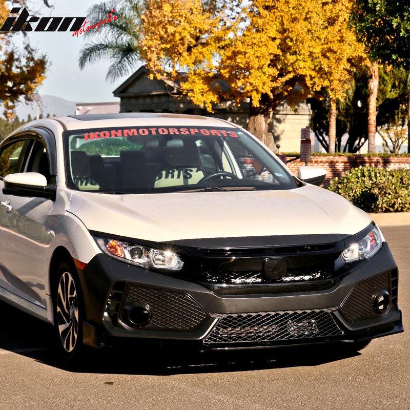 2016-2021 Honda Civic Sedan Type R Style CTR Bumper + Lip +Grille