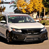 2016-2021 Honda Civic Sedan Type R Style CTR Bumper + Lip +Grille