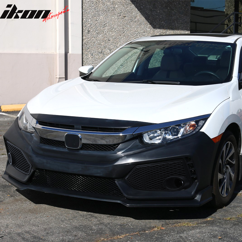 2016-2021 Honda Civic Sedan Coupe CTR Front Bumper Conversion PP