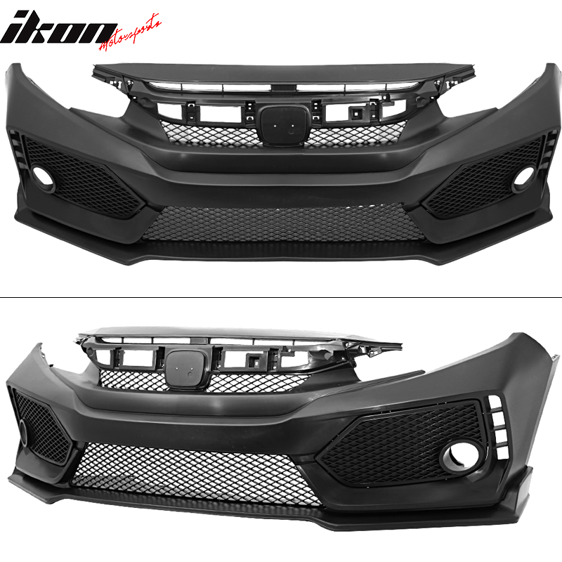 2016-2021 Honda Civic Sedan Coupe CTR Front Bumper Conversion PP