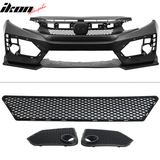 2016-2021 Honda Civic Sedan Coupe CTR Front Bumper Conversion PP