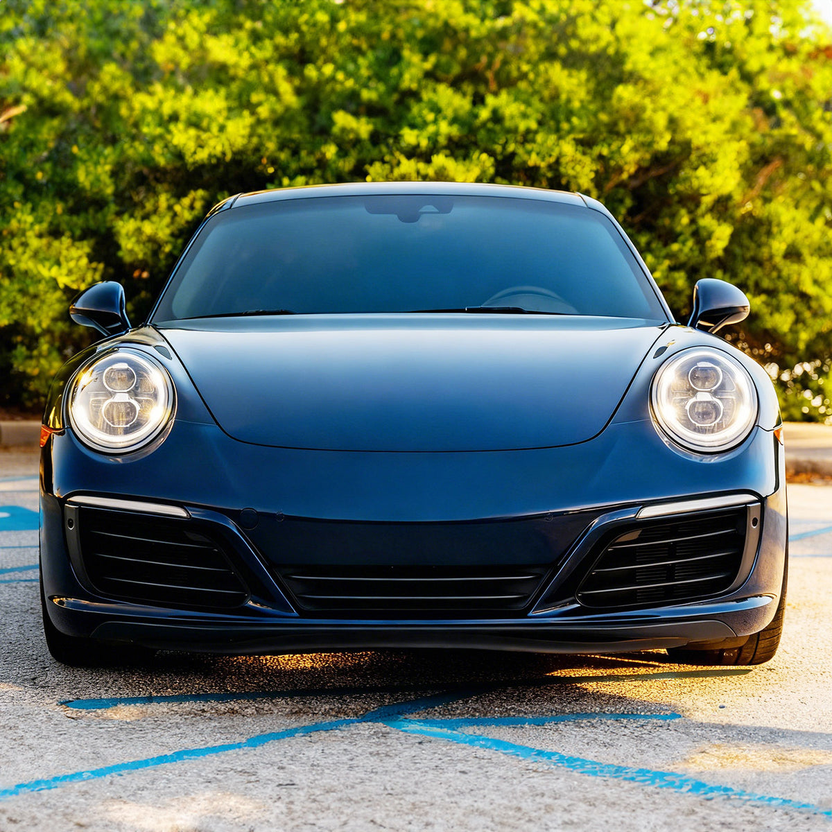 12-19 Porsche 911 991.1 to 991.2 OE Style Front Bumper Conversion +DRL