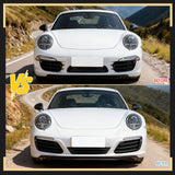 12-19 Porsche 911 991.1 to 991.2 OE Style Front Bumper Conversion +DRL