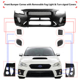 2015-2021 Subaru WRX STI Front Bumper Cover Varis Style Conversion with Lip