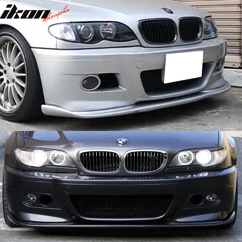 1999-2006 BMW E46 3 Series Aftermarket M Bumper Front Bumper Lip PP