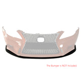 2006-2013 Lexus IS250 IS350 W/ 2014 F Sport Front Bumper Lip Black PP