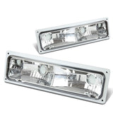 94-98 Chevrolet C10 Chrome Bumper Lights 2PC