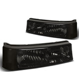 03-07 Chevrolet Avalanche Silverado Smoke Bumper Lights 2PC