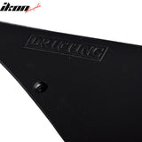 Universal Front Bumper Lip Fins Spoiler Canards Valence Chin 4 PC