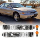 1994-1995 Honda Accord Depo Style Amber Bumper Lights