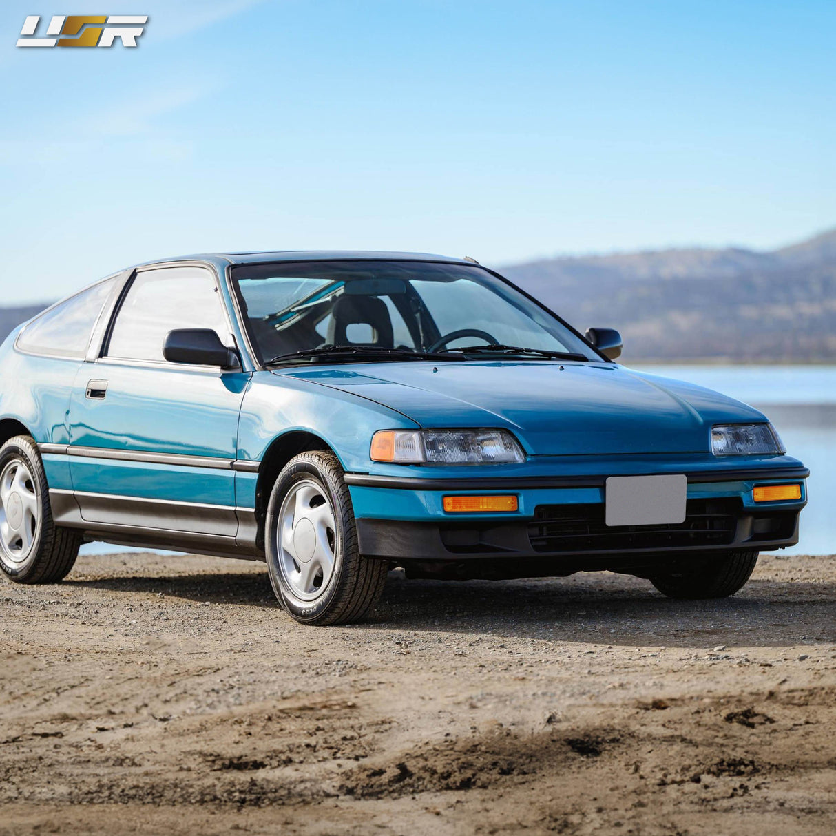 1990-1991 Honda Crx Depo Crystal 脢Amber Bumper Lights