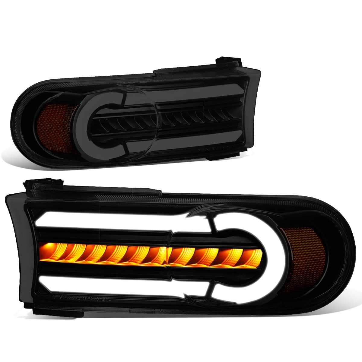 07-14 Toyota FJ Cruiser 3D LED DRL Bumper Lights 2PC Smoke