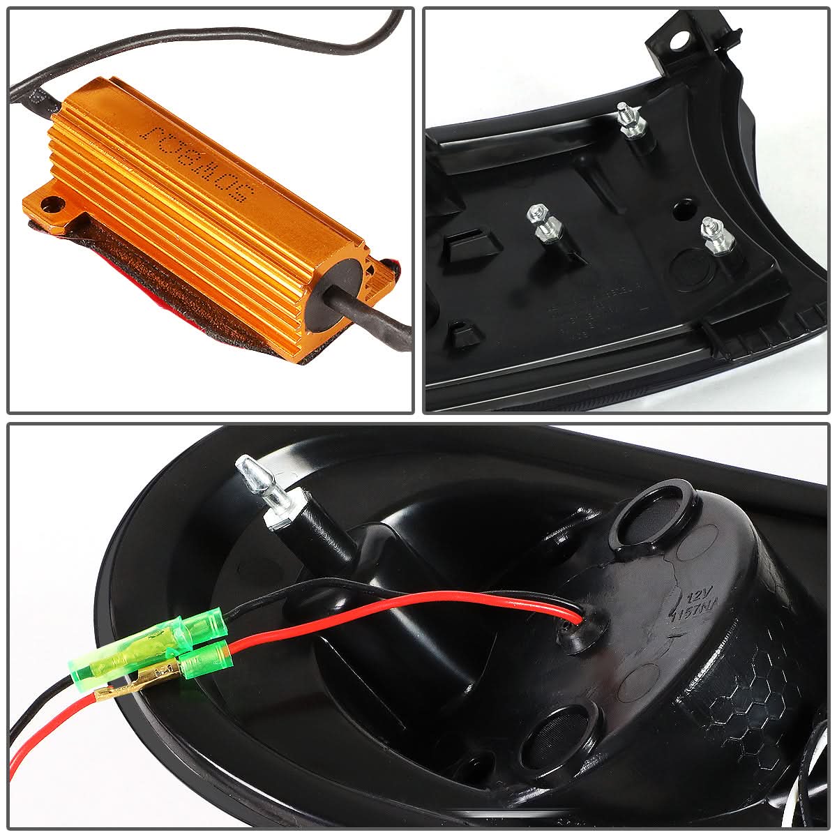 07-14 Toyota FJ Cruiser 3D LED DRL Bumper Lights 2PC Smoke
