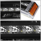 03-06 Chevrolet Silverado Avalanche LED DRL Bumper Lights Black
