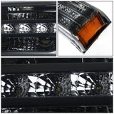 03-06 Chevrolet Silverado Avalanche LED DRL Bumper Lights Smoke