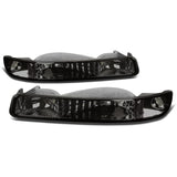 99-07 GMC Sierra/Yukon Smoke Corner Bumper Lights 2PC