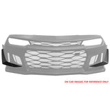 2014-2024 Chevrolet Camaro ZL1 Style Front Bumper Side Canards ABS 2PC