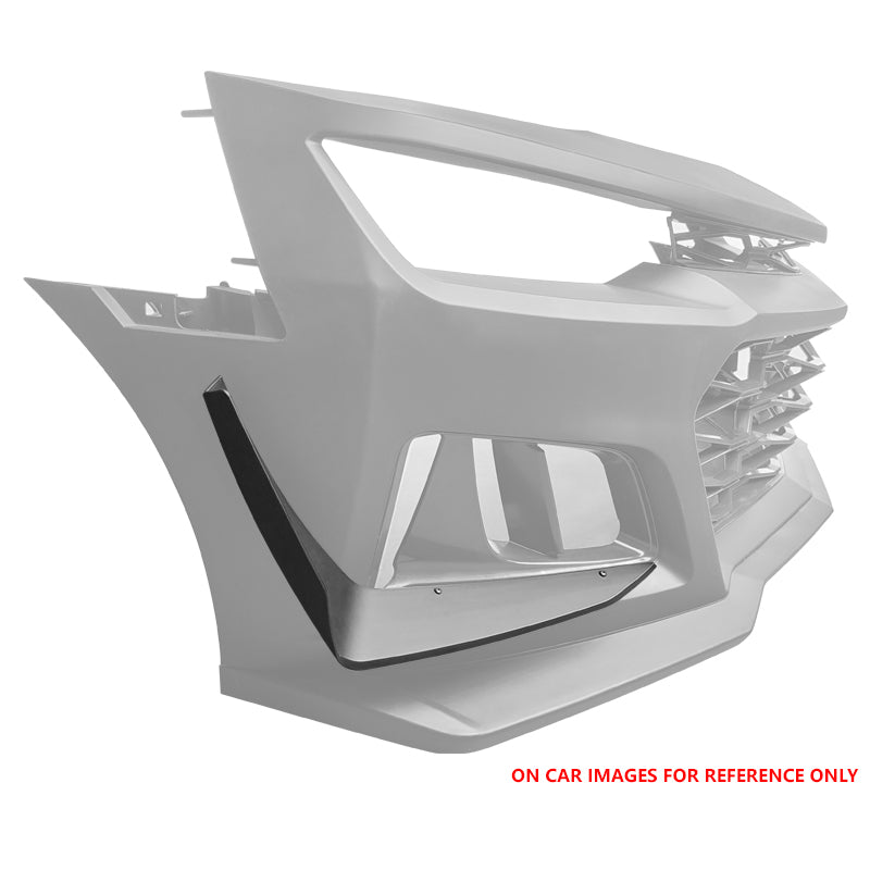 2014-2024 Chevrolet Camaro ZL1 Style Front Bumper Side Canards ABS 2PC