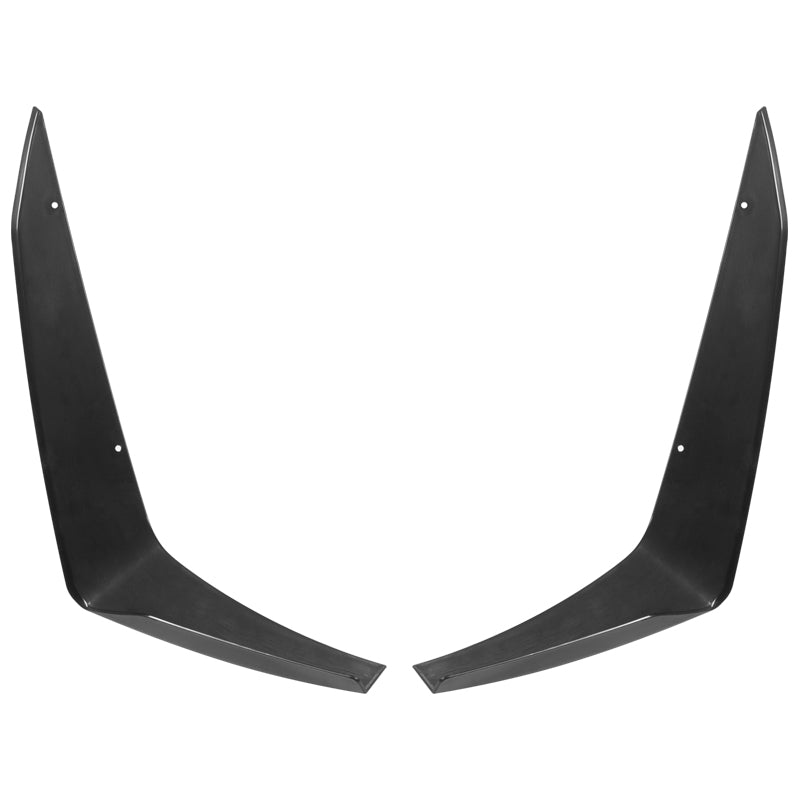 2014-2024 Chevrolet Camaro ZL1 Style Front Bumper Side Canards ABS 2PC