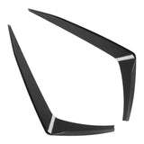 2014-2024 Chevrolet Camaro ZL1 Style Front Bumper Side Canards ABS 2PC