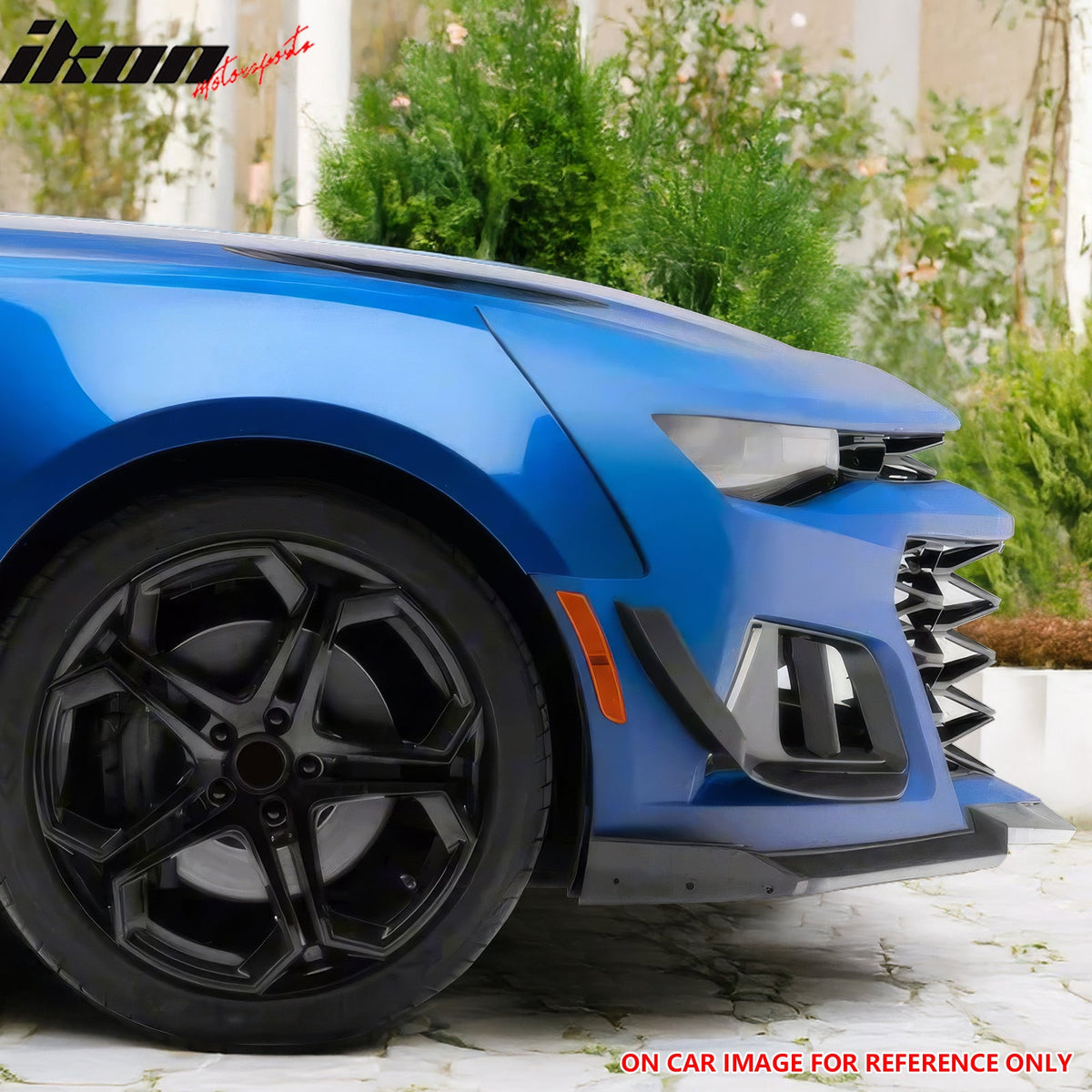 2014-2024 Chevrolet Camaro ZL1 Style Gloss Black Side Canards ABS 2PCS