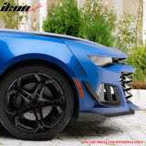 2014-2024 Chevrolet Camaro ZL1 Style Gloss Black Side Canards ABS 2PCS
